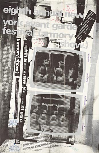 JIM MCWILLIAMS (1937- ) Five posters from Charlotte Moormans New York Avant Garde Festival.